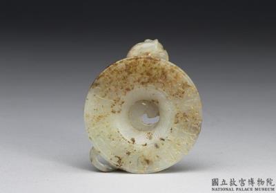 图片[2]-Jade pendant with double beast pattern, early to mid-Western Han dynasty, 206-74 BCE-China Archive